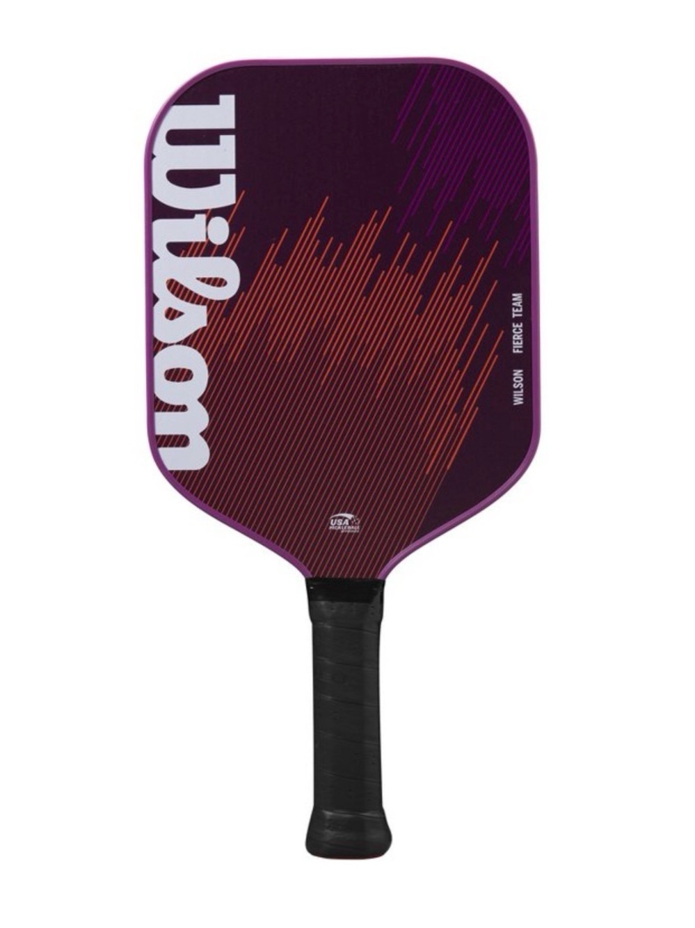 Wilson 16" Fierce Team Traditional Pickleball
Paddle - Purple
